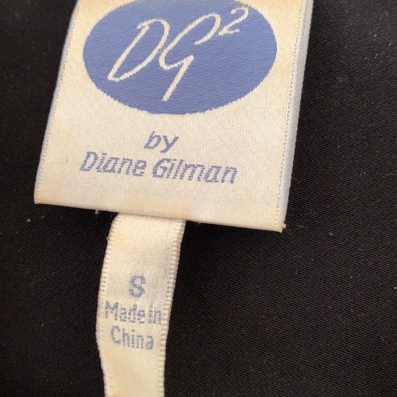 DIANE GILMAN DG2 BLACK BUTTON FRONT TUNIC - A LINE - SIZE SMALL - Picture 7 of 7